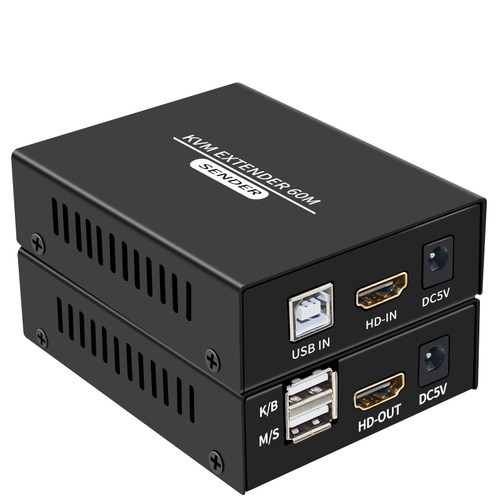 60米KVM延长器HDMI+USB键鼠接口