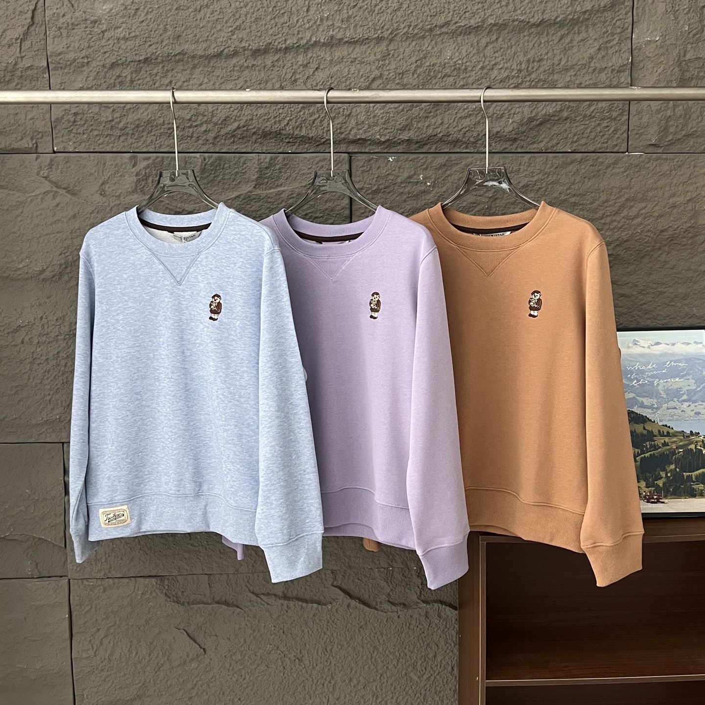 女装卫衣2025年秋季新款学院风宽松休闲圆领卫TTMA254903E