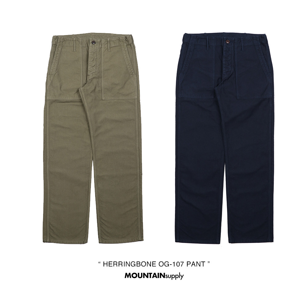 MOUNTAINsupply Herringbone twill OG107 Thick army trousers CAMUS Straps are not VISVIM ORSLOWin the Men's clothing, Casual pants  category - from Buy2taobao.com to provide professional Taobao agent buy service