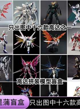 （大合集）只出图中十六款高达拼装模型盲盒魔动核威远式赵云机甲
