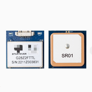 G28Z2FTTL 北斗GPS模块天线一体模组AT6558R芯片测速定位授时模块