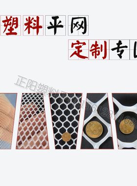 定制塑料平网养殖网防护网可定制尺寸颜色网孔等
