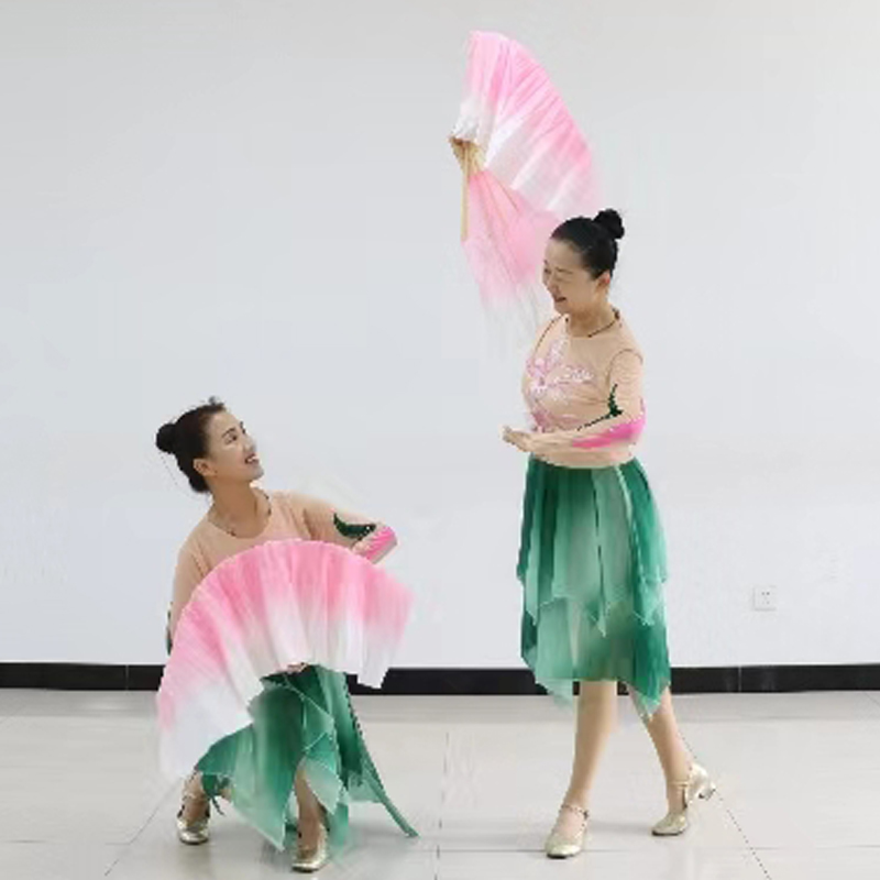 少儿出水莲民族舞蹈表演服