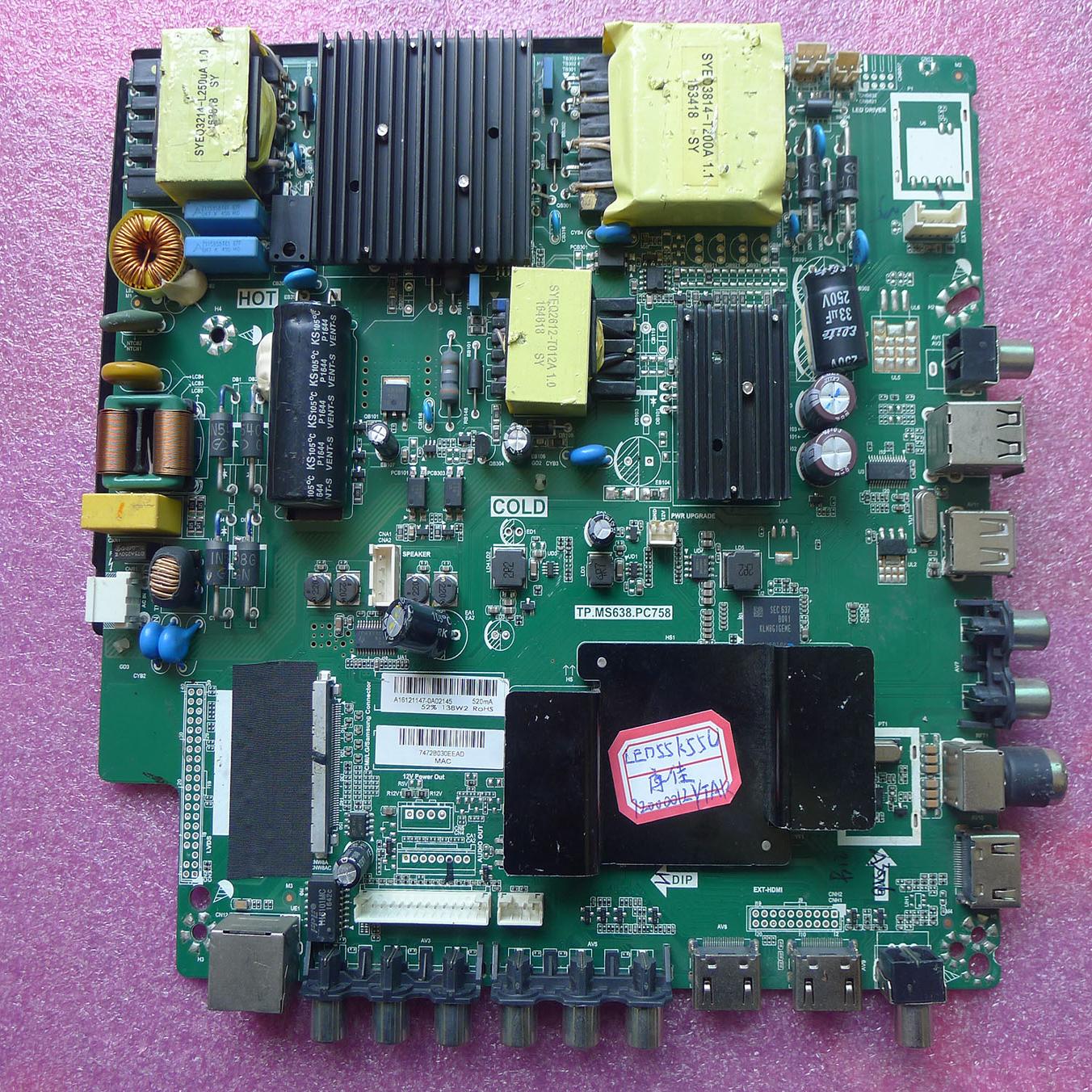 康佳液晶电视主板TP.MS638.PC758