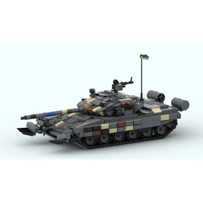 MOCT-72坦克积木模型玩具