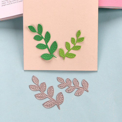 切割模板DIY刀模cutting die滚花机纸艺机凹纹树叶DIY手工制作