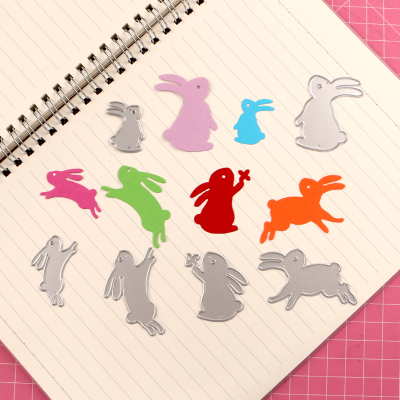 多纷手作剪纸切纸模板兔子