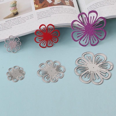 切割模板DIY刀模cutting die滚花机纸艺机美丽花瓣DIY手工制作