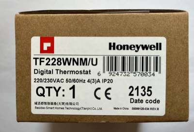 Honeywell霍尼韦尔 TF228WNM/U控制器联网风机盘管液晶温控器议价