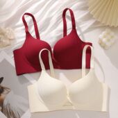 正版 无钢圈防下垂文胸罩 内衣女小胸聚拢显大收副乳爆薄款