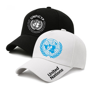 联合国UnitedNations维和部队主题鸭舌帽纪念款特种运动棒球帽男