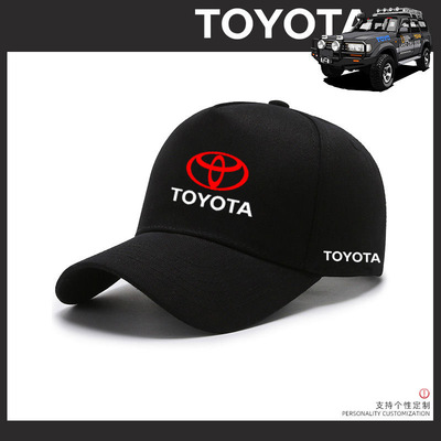 鸭舌帽TOYOTA丰田赛车部门汽车改装帽子防晒TRD车友会越野棒球帽