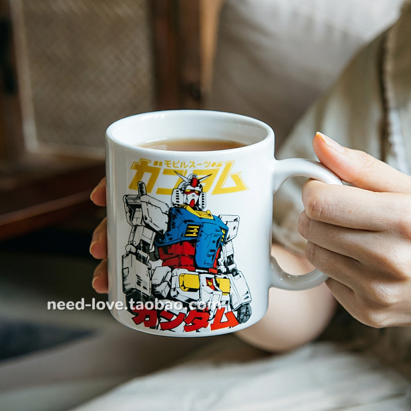 高达RX-78-2马克杯机动战士动漫周边陶瓷咖啡杯办公室水杯礼物