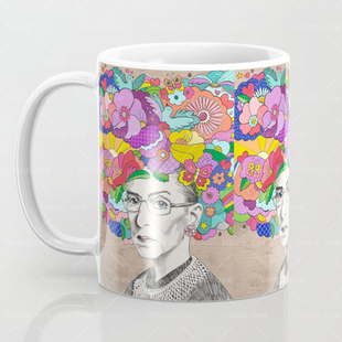 Notorious RBG!纪念金斯伯格大法官 陶瓷马克杯子家用牛奶咖啡杯