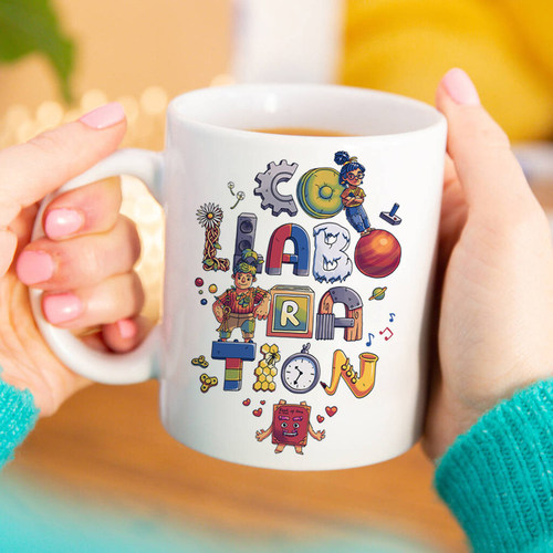 陶瓷卡通游戏玩家手工马克杯礼物