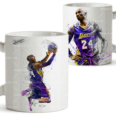 科比纪念24黑曼巴精神布莱恩特水杯子情侣男篮球网红礼物kobe球星