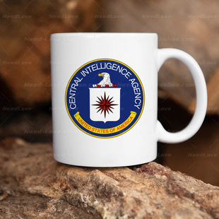 美国中央情报局CIA马克杯咖啡杯道具情报机关间谍搞笑礼物中情局