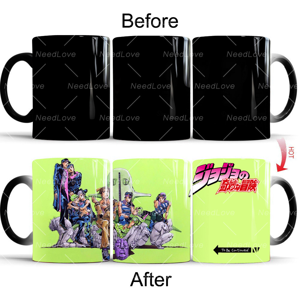 JOJO的奇妙冒险主角变色马克杯动漫周边星尘斗士不灭钻石黄金之风