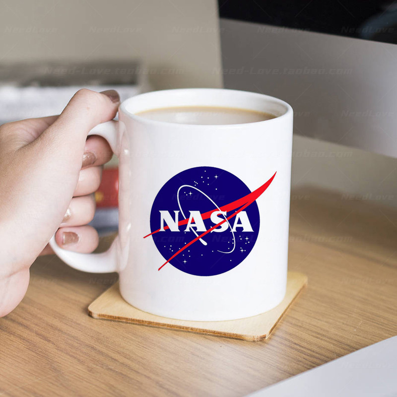 NASA美国航空航天局周边复古马克杯子陶瓷茶水咖啡杯简约时尚礼物