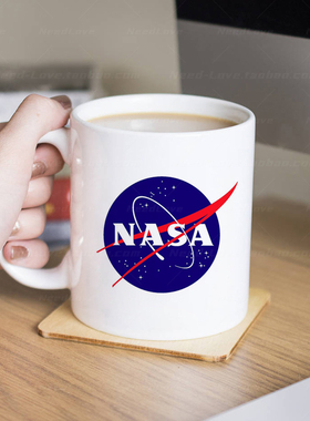 NASA美国航空航天局周边复古马克杯子陶瓷茶水咖啡杯简约时尚礼物