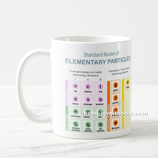 标准模型基本粒子马克杯陶瓷杯咖啡杯大学物理学科学理科男生礼物