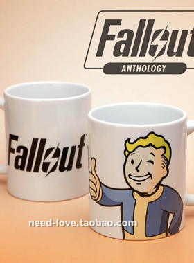 辐射VaultBoy马克杯哔哔小子喝水杯子避难所Fallout游戏周边礼物