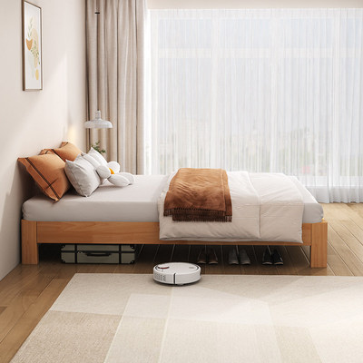 工厂直发香港实木排骨架床架无床头榻榻米床可定制任意尺寸民直送