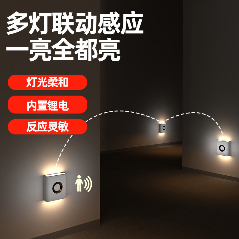 光控感应LED小夜灯插电夫