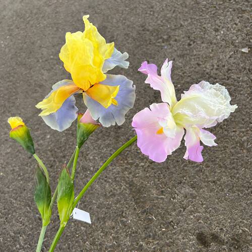 绢布鸢尾花花卉仿真假花