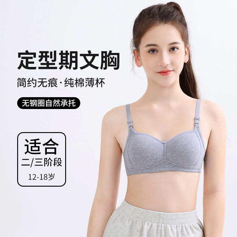 发育期纯棉少女内衣二三