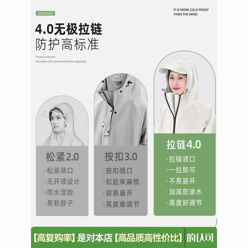 雨衣电动车加厚加大防暴