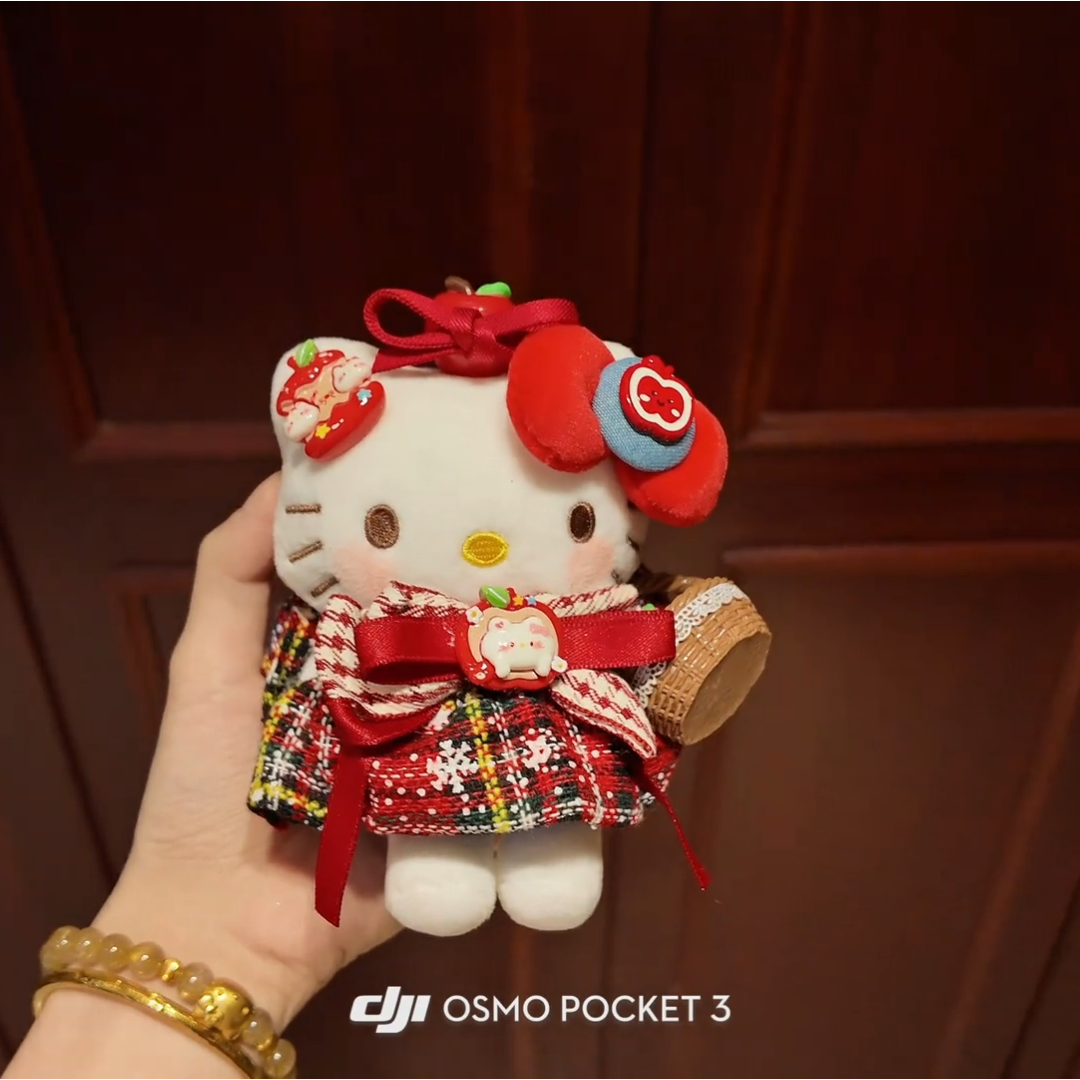 包挂件HelloKitty平安夜苹果凯蒂猫玩偶挂饰圣诞节书包背包钥匙扣,玩具/童车/益智/积木/模型,毛绒/玩偶/公仔/布艺类玩具,淘宝优惠券,粉丝福利购,淘宝优惠卷