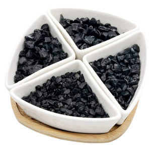 黑色砾石水洗石子深灰色石子灰色洗米石日式庭院枯山水石子鹅卵石