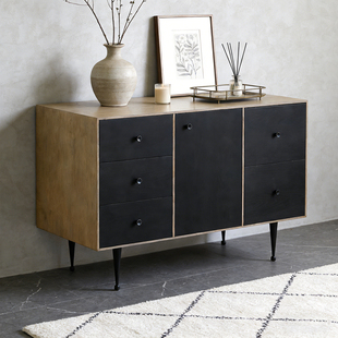 Novanta/北欧表情宾纳进口中古复古乡村萨兰达餐边柜玄关柜高脚