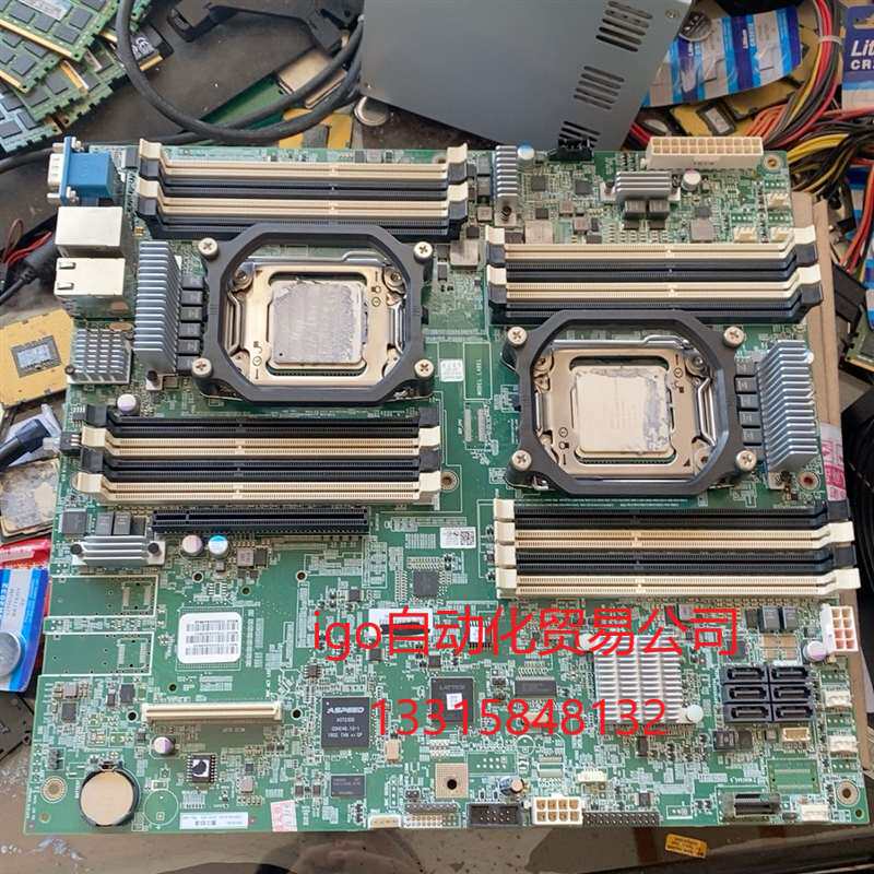 议价英业达b800双路x79服务器c602主板渲染游戏多开等