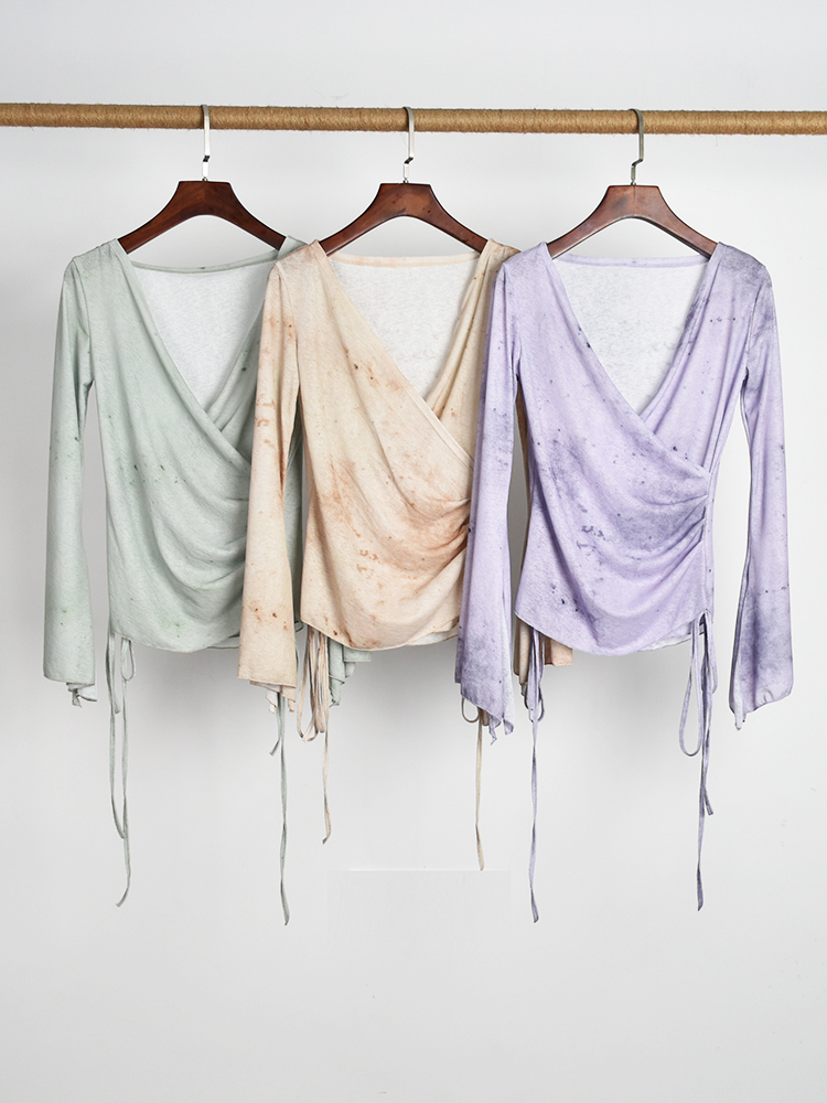 古典舞练功服扎染形体服中国舞