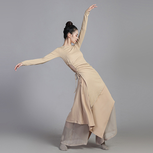 现代舞演出服套装女飘逸古风国风爵士舞蹈服古典舞蹈练功服形体服