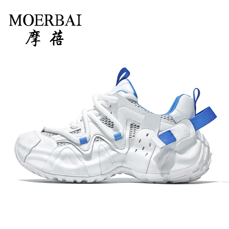 摩蓓夏季新款透气厚底休闲鞋