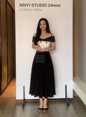 XINYI【玫瑰的故事】夏季上衣+半身裙收腰显瘦两件套X624A09530