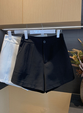 XINYI【超高比例】夏季休闲高腰西装短裤女显瘦百搭裤X625N07544