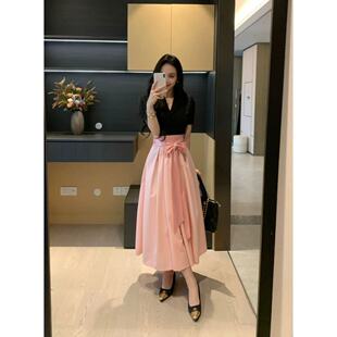 薄款 夏季 玫瑰人生 X625A08934 上衣 高腰半裙显瘦套装 西装 XINYI