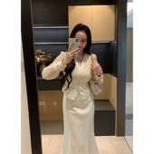 XINYI 女显瘦百搭气质内搭上衣 雪纺拼缎面衬衫 伯德小姐 秋季