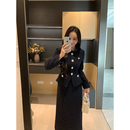 假两件羊毛小香连衣裙收腰显瘦气质裙 冬季 XINYI 千金玛德琳