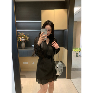 半裙显瘦套装 XINYI 西装 春夏雪纺衬衫 女X626A02497 摩登引力