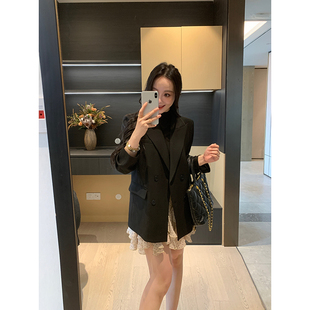 正肩休闲西装 春季 外套女宽松显瘦百搭X625T00894 ins博主 XINYI