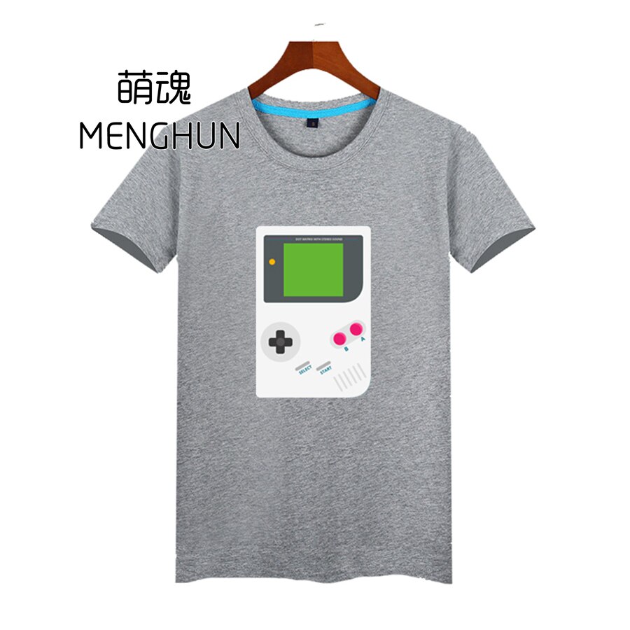 复古游戏主机迷T恤 game boy 概念T恤 掌机GB印花纯棉T恤AC684