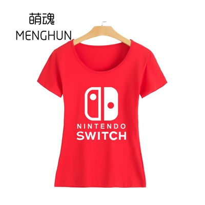 热门主机任天堂SWITCH NINTENDO SWITCH 男女款纯棉体恤 AC479