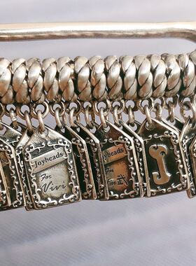 奇幻巷子身价牌925银串珠子DIY手链适用潘多拉托贝斯trollbeads