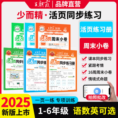 王朝霞小学活页周末小卷