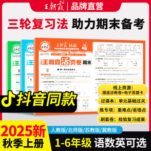 上册三四五六年级一二年级期末试卷精选人教北师苏教版 王朝霞活页期末卷2025秋季 语文数学英语冲刺100分期末考试 抖音同款